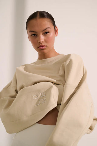 PULL SWEAT OVERSIZE ENCOLURE HAUTE 100% COTON BIOLOGIQUE ZANE - Zane 100% Organic Cotton Oversized