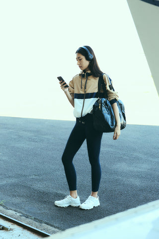 MAN-DOWN CROP WINDBREAKER JACKET - Man-Down Cropped Jacket