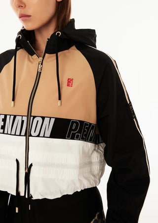 MAN-DOWN CROP WINDBREAKER JACKET - Man-Down Cropped Jacket