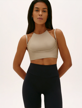 BRASSIÈRE DE SPORT À MAINTIEN ÉLEVÉ ENCOLURE HAUTE TWIST CORSET - Twist Corset Top