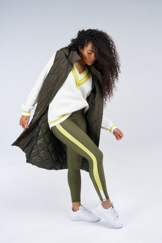 LOUIE V-NECK KNITTED SWEATER - Louie Knitted Sweater