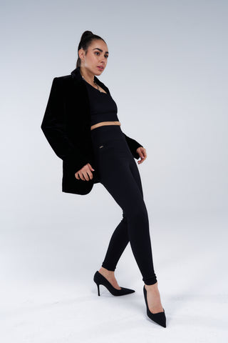 LUNA SCULPT ASYMMETRICAL RIBBED SPORTS BRA - Luna Sculpt One Shoulder Rib Bra