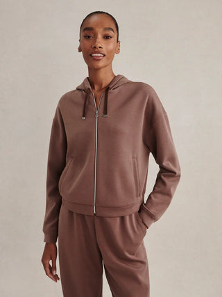 SWEAT ZIP À CAPUCHE JORGIE - Jorgie Zip-Through Hoodie
