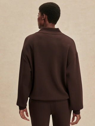 PULL SWEAT DROIT AVEC COL MONTANT BÉNITIER BETSY - Betsy Sweat