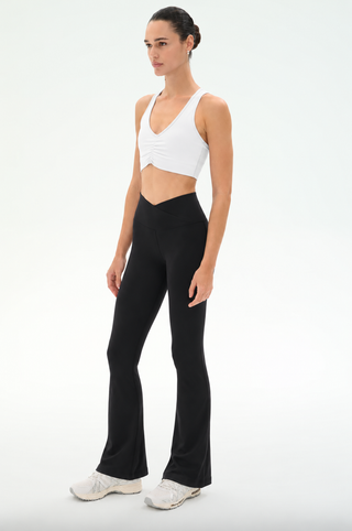 LEGGING DE SPORT CROISÉ EVASÉ RAQUEL 76cm - Raquel Crossover Supplex Flare 30'