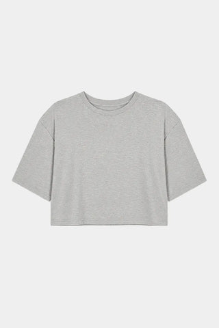 T-SHIRT OVERSIZE CROP EN JERSEY DJUNA - Djuna Oversized Crop Jersey Tee