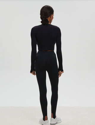 TOP CACHE-COEUR TEXTURÉ - Wrap Top Textured