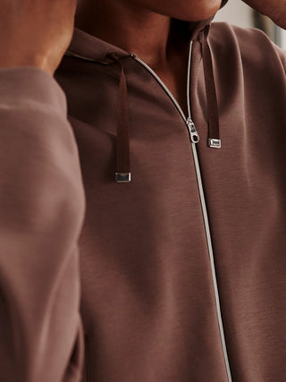 SWEAT ZIP À CAPUCHE JORGIE - Jorgie Zip-Through Hoodie